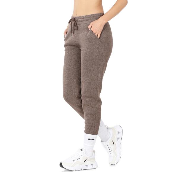 Melange Velboa hoodie & jogger Pants set (Mocha)- XLarge - Picture 6 of 6